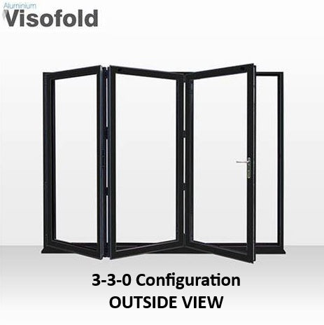 3 Pane Bespoke Sized Bifolds