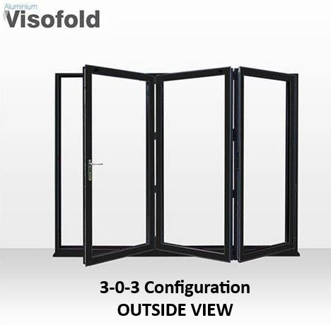 3 Pane Bespoke Sized Bifolds