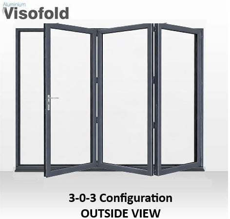 3 Pane Bespoke Sized Bifolds